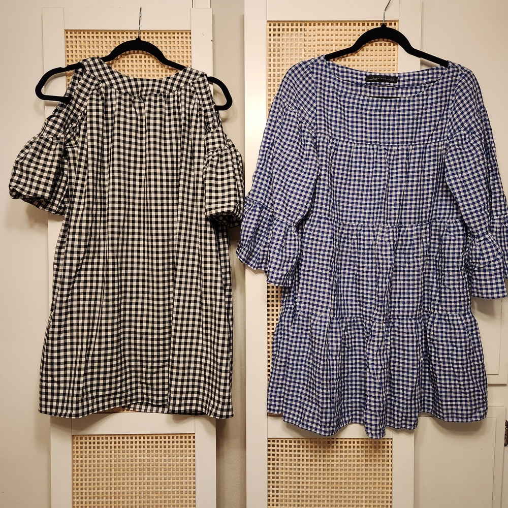 Zara Maternity friendly Gingham Dresses